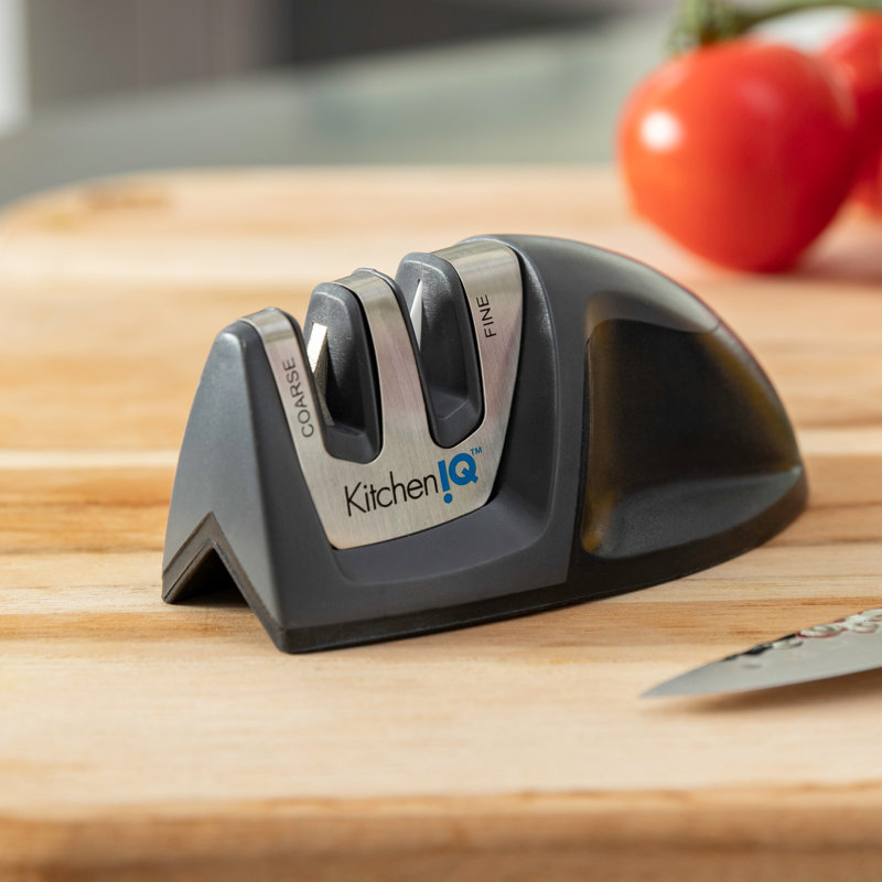 KitchenIQ 2 Stage Manual Knife Sharpener & Reviews Wayfair